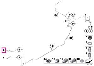 34326792653 Conductă M10/M12 - BMW