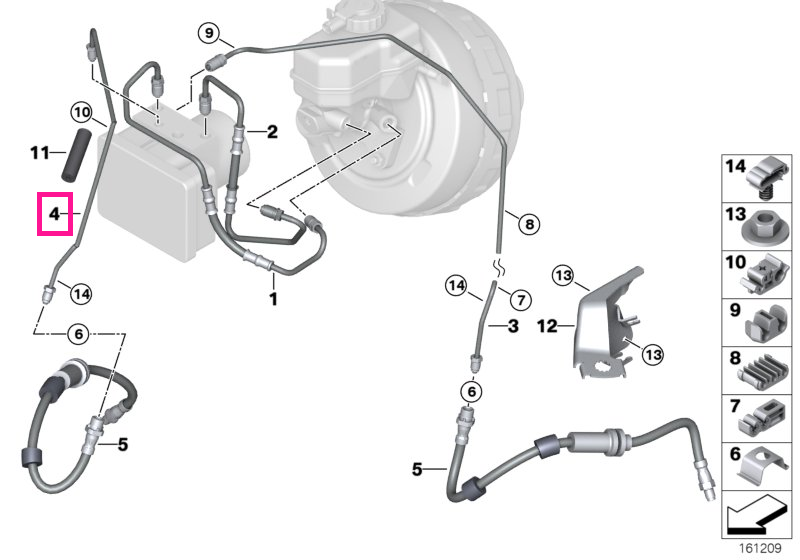34326853507 Conduct M10/M10 - BMW