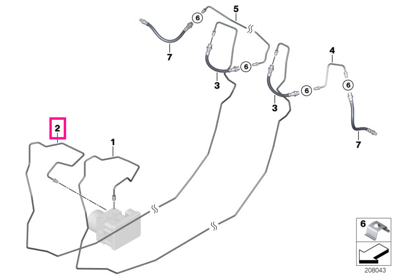 34326853517 Conduct M10/M10 - BMW