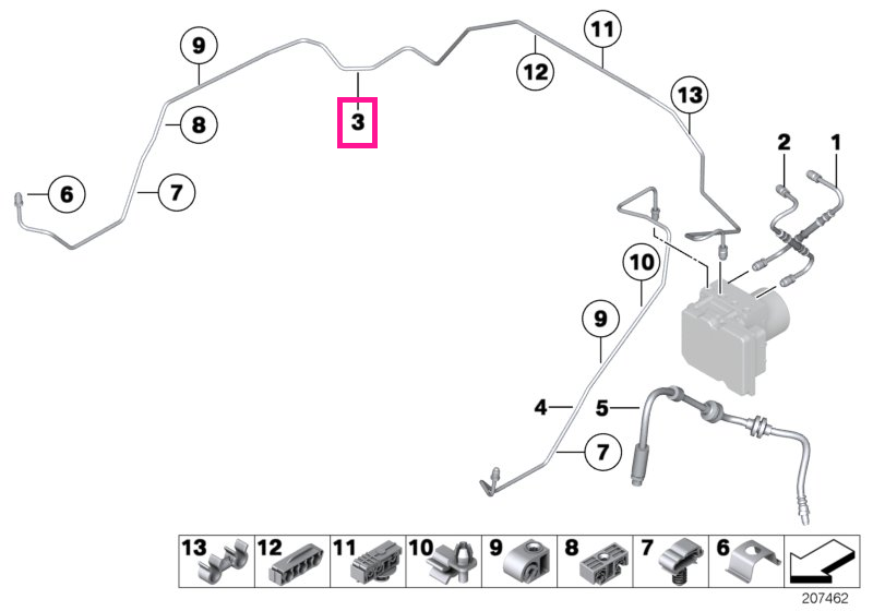 34326853586 Tuba M10/M12 - BMW