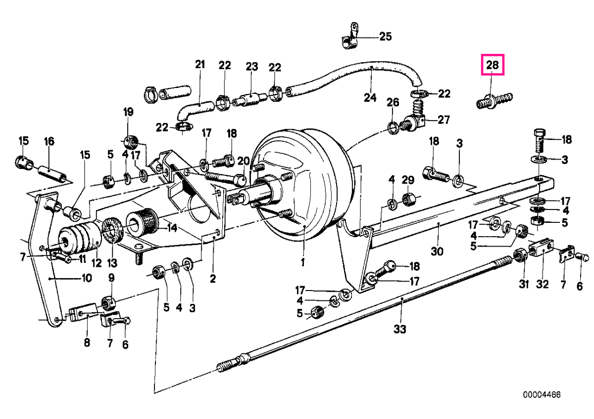 34331121721 Conector drept - BMW
