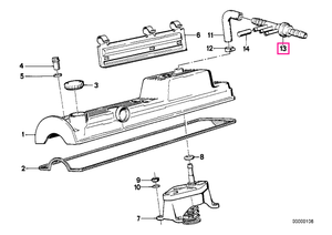 34331154768 Valva de sens unic - BMW