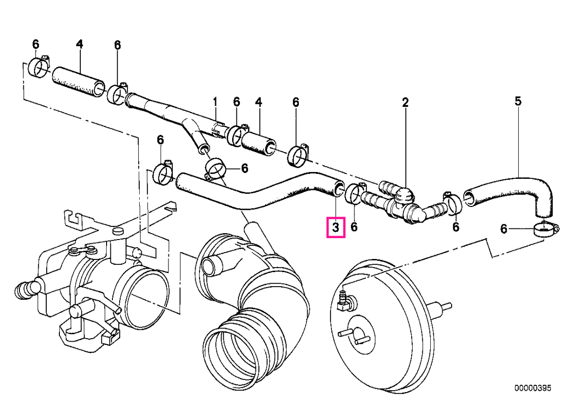 34331158195 Furtun - BMW