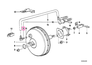 34331158930 Conector T - BMW