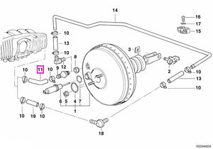 34331160537 Furtun servofrana - BMW Seria 3 E36