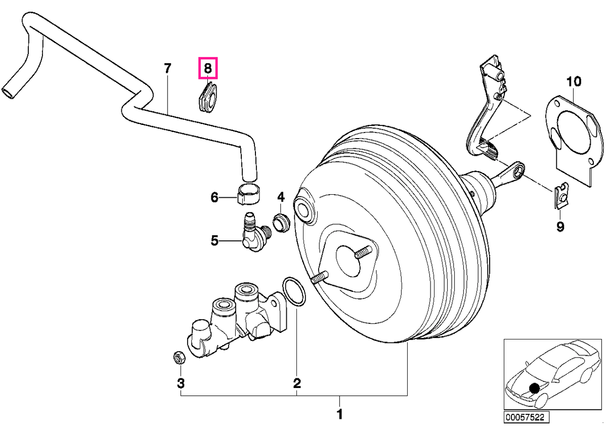 34331164514 Inel cauciuc - BMW
