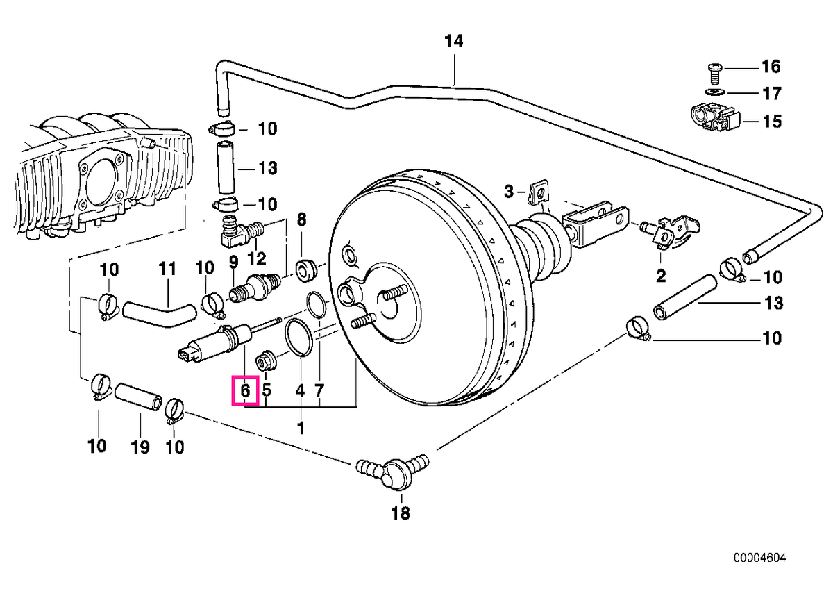 34331182594 Kit reparație senzor cale - BMW