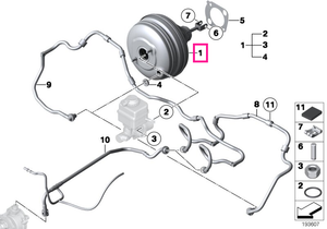 34336790454 Unitate servofrena - BMW