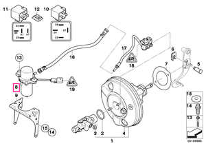 34336857405 Pompa vid - BMW