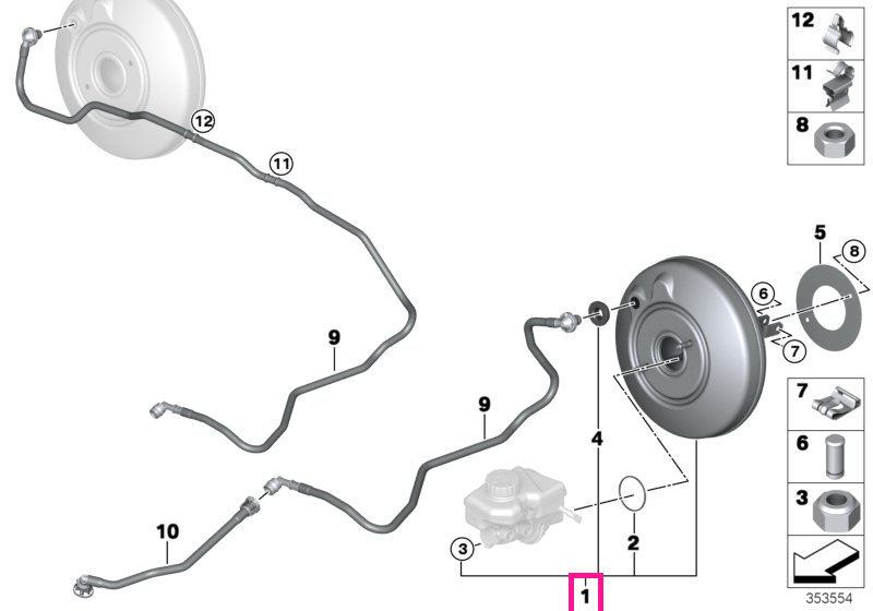 34336873440 Servofrean - BMW