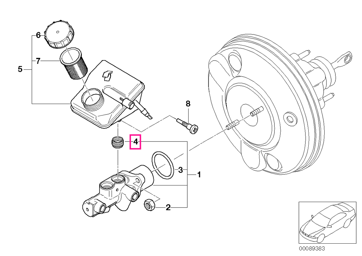 34336873449 Dop etansare vas expansiune - BMW Seria 5 G30 G31 G38, Seria 6 G32, Seria 7 G11 G12, X3 G01 G08 F97 M, X4 G0