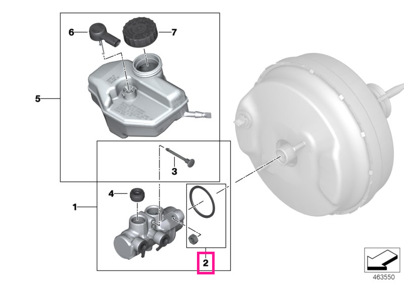 34336877078 Kit reparație elemente fixare - BMW