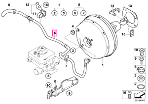 34337577302 Vacuum pipe - BMW
