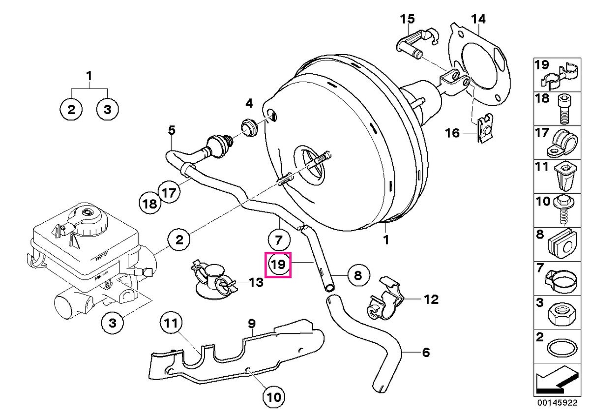 34337801414 Clema D=10/D=11 - BMW
