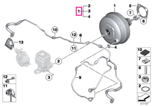 34337846664 Servo frână - BMW