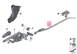 34402284875 Guide tube, left - BMW