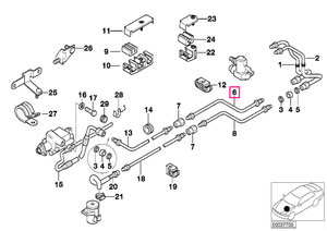 34406755697 Țeavă M10/M10-3440MM - BMW
