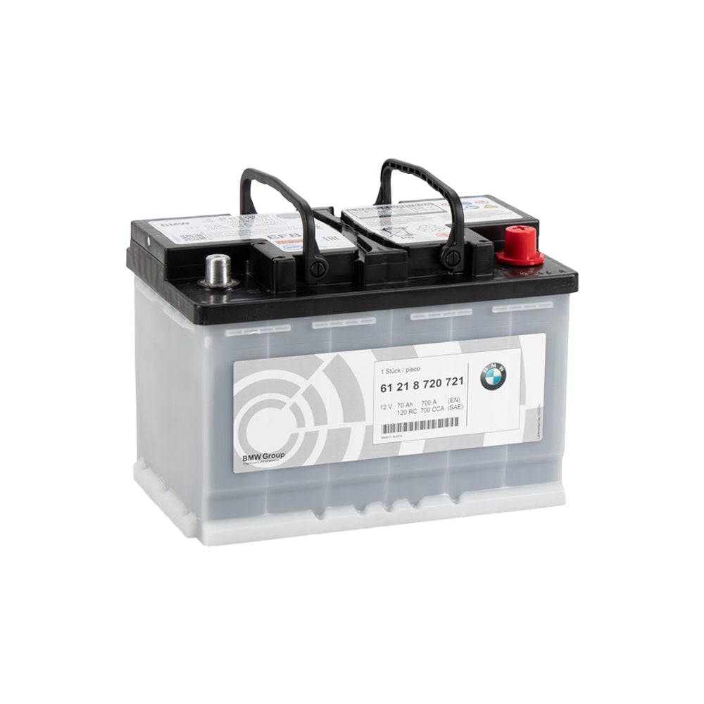 61218720721 Baterie EFB originala BMW - 70AH - BMW Seria 1 F40, Seria 2 F44 F45 F46, X1 F48, X2 F39 - Mini Cabrio F57, C