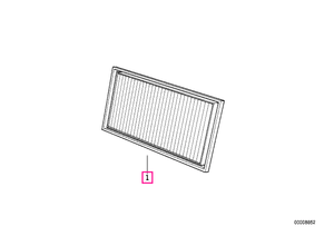 64311390870 Microfiltru - BMW