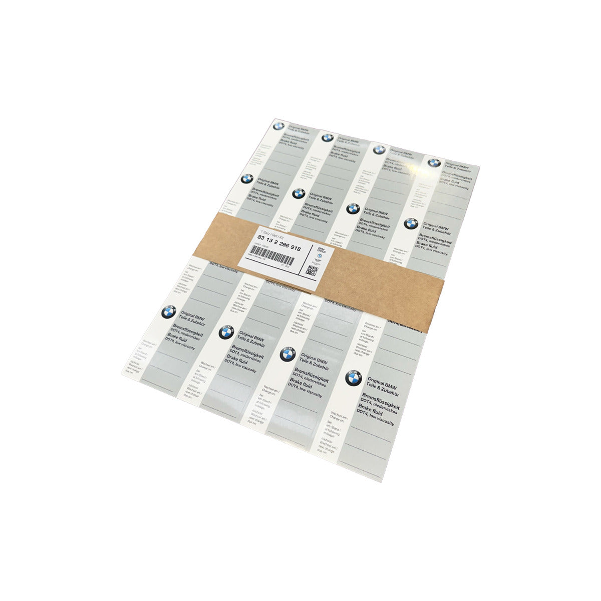 83132286918 Set etichete autoadezive - Lichid de frana - BMW / Mini - 80 buc.