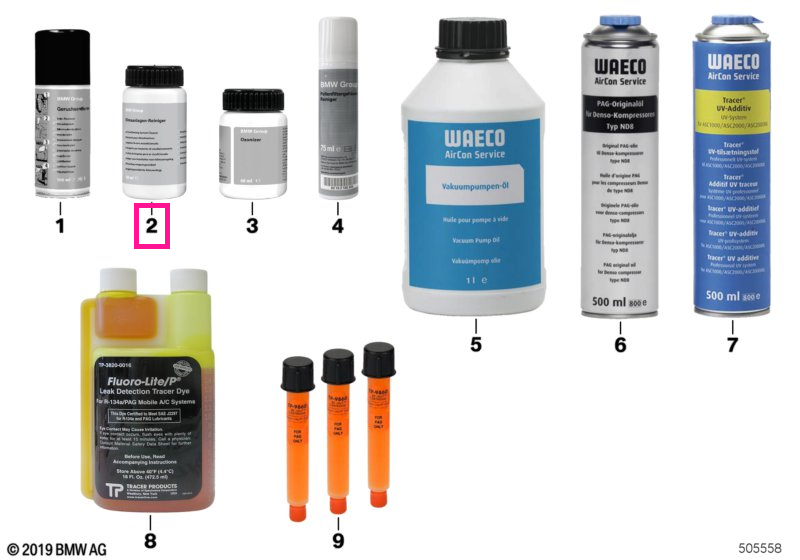 83192463439 Sistem curatare aer conditionat - BMW - 100ml