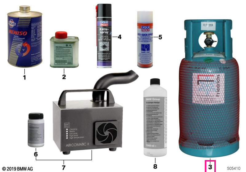 83199408386 Refrigerant, 12KG - BMW
