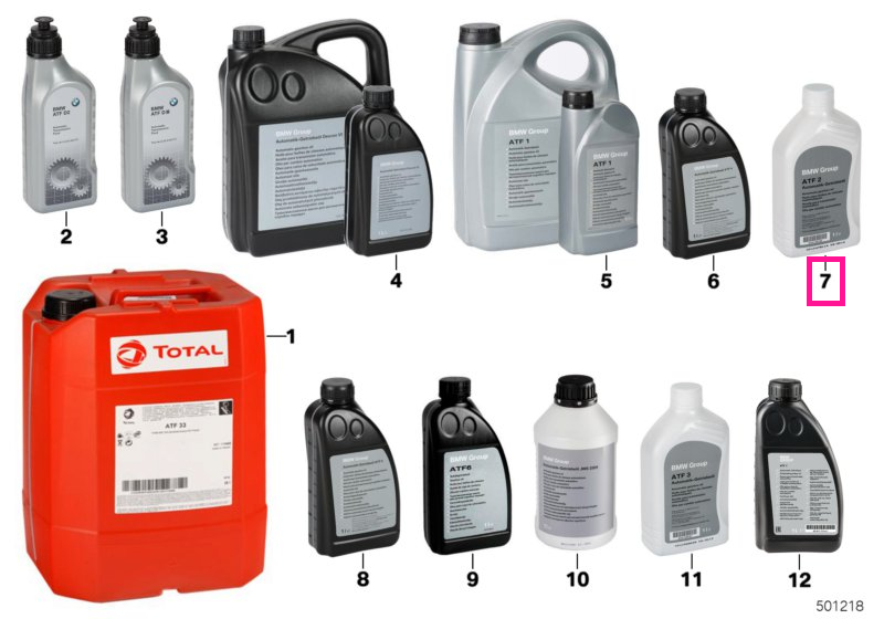 83220144137 Lichid transmisie ATF 2, 1000ML 1000ML, TU - BMW