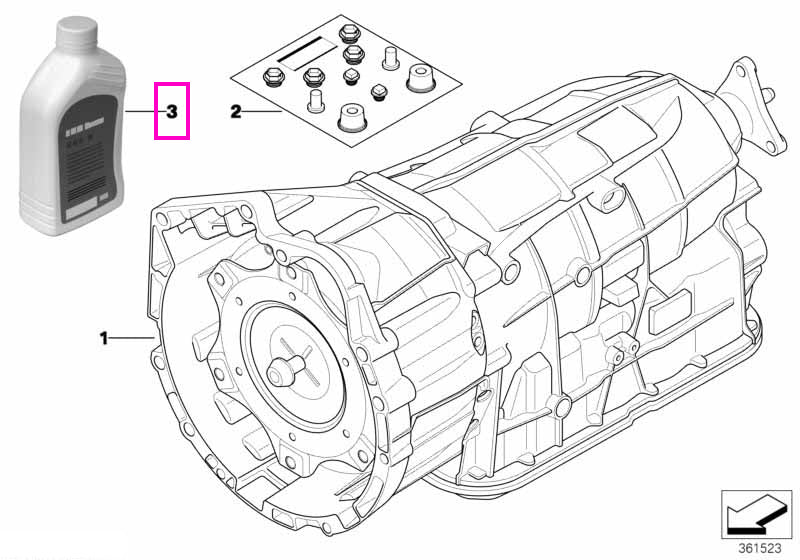 83222167718 Lichid de transmisie automata BMW Dexron VI, 1000ml - BMW Seria 1 E81 E82 E87 E88, Seria 3 E46 E90 E91 E92 E