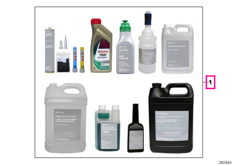 83222282583 Ulei diferential spate BMW SAF-XJ Booster - 500ml