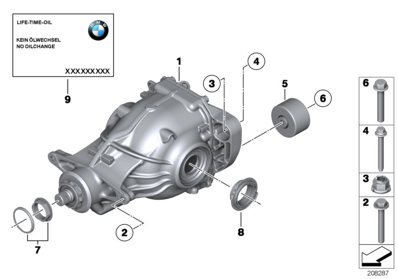 83222295532 Ulei grup diferential BMW Hypoid Axle Oil G1 SAE 75W-85 - 500ml