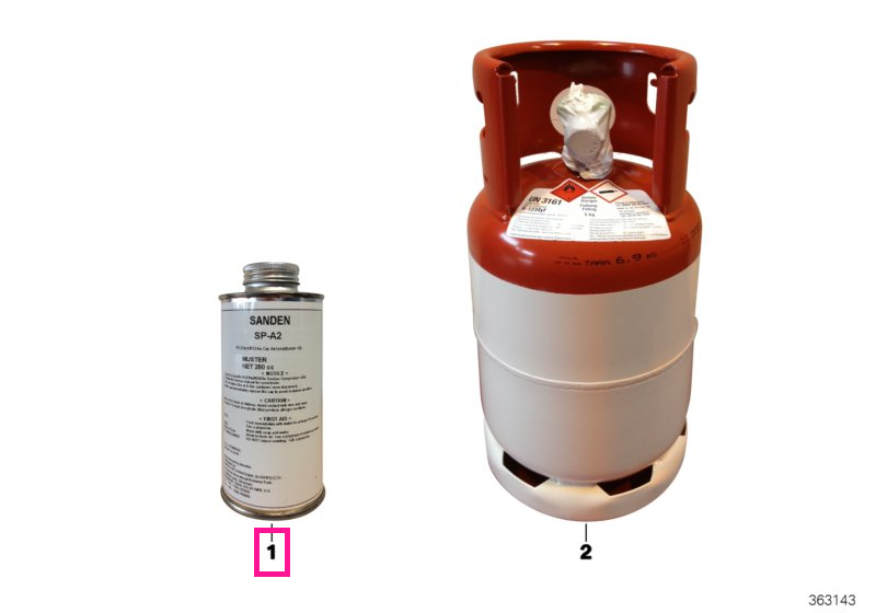 83222339920 Ulei agent frigorific Sanden SP-A2 - BMW - Mini - 250 ml