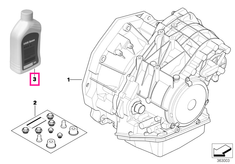 83222344207 Ulei de transmisie automata ATF 5 - BMW - 1000ml