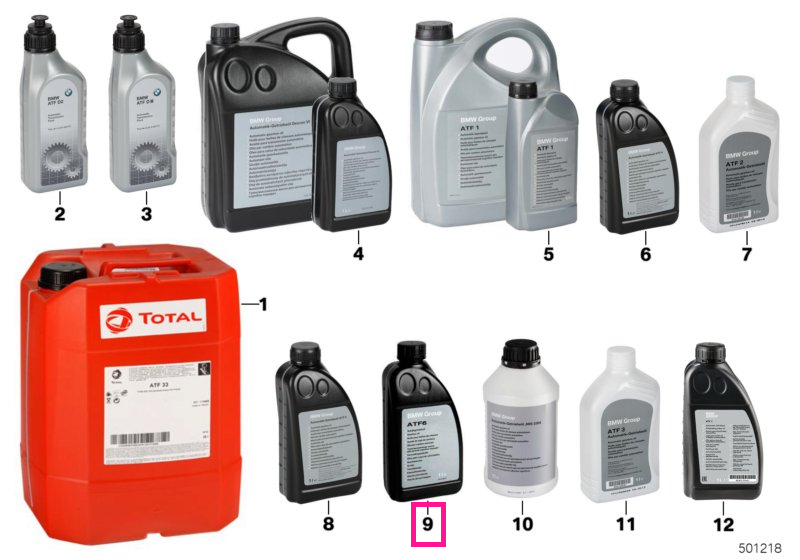 83222358173 ATF 6 1000ML, TU - BMW